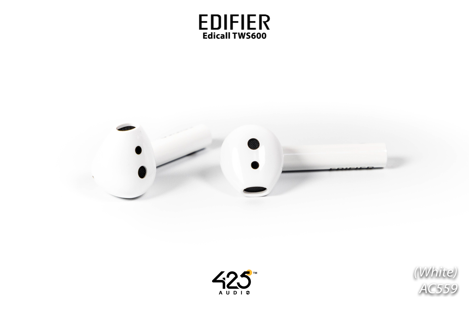 หูฟังไร้สาย true wireless ทรง earbud ไมค์โครโฟนคุยโทรศัพท์ พร้อมระบบตัดเสียงรบกวนคุณภาพสูง Elacoc Voxplus เสริมเสียงพูดด้วยเซนเซอร์ตรวจจับการพูด Bone conduction รองรับชุดคำสั่งเสียง LHDC ให้คุณภาพเสียงระดับ Hi-Res ไดร์เวอร์ไดนามิคขนาด 13 มม. เชื่อมต่อด้วย Bluetooth 5.0&nbsp; แบตเตอรี่สูงสุด 4+20 ชม. รวมสูงสุด 24 ชั่วโมง รองรับ Wireless Charging รองรับแอพพลิเคชัน Edifier Connect (iOS & Android)