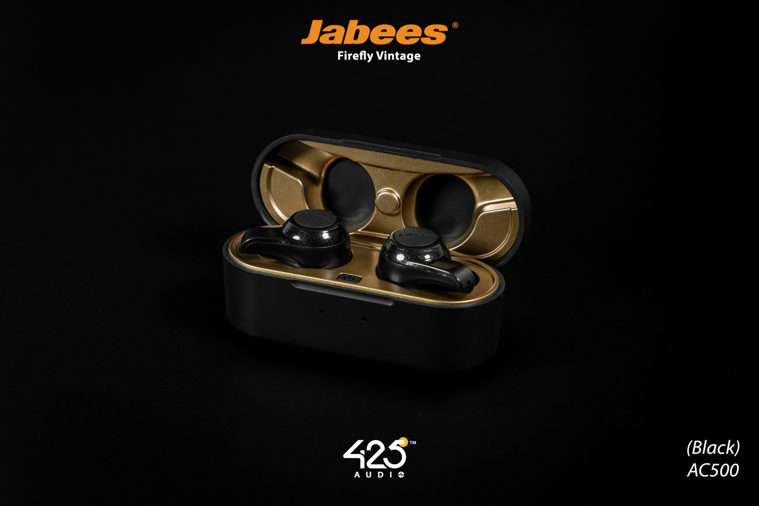 jabees firefly vintage,true wireless,gaming,gaming mode,เสียงดี,ไมค์ชัด,เล่นเกมส์ไม่ดีเลย์,ดูหนังไม่ดีเลย์,in-ear,black,bronze