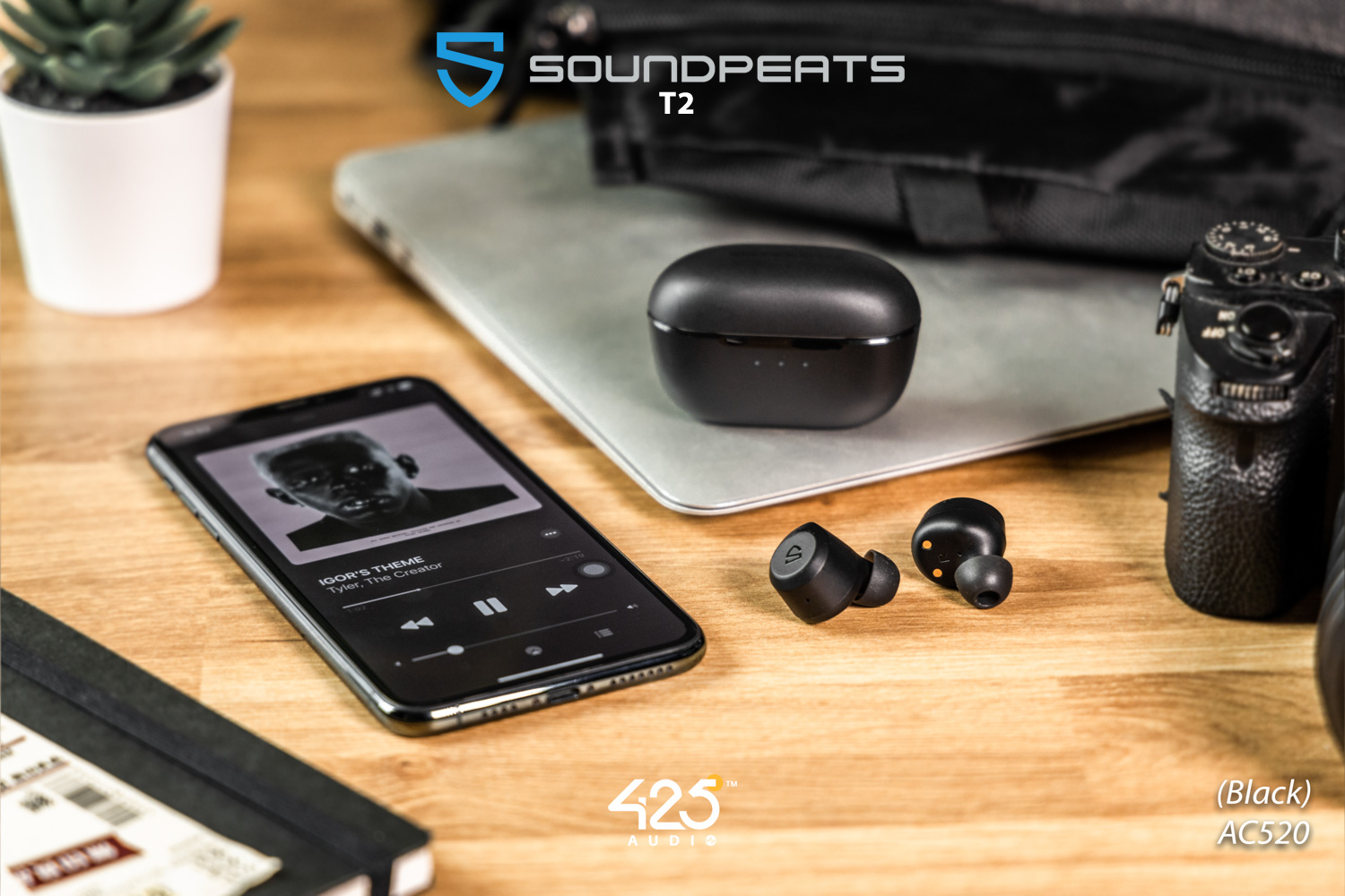 soundpeats t2, soundpeats, t2 active noise cancelling, ตัดเสียงรอบข้าง, ตัดเสียงรบกวน หูฟังไร้สาย, true wireless, Black Bluetooth, Bluetooth 5.1, IPX5 เสียงดี, เบสหนัก, ราคาถูก