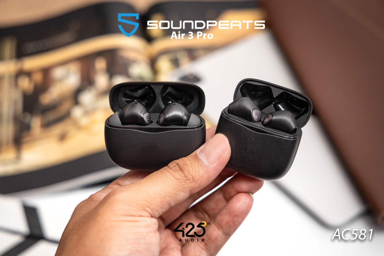 SoundPEATS Air 3 Pro,true wireless,หูฟังไร้สาย,inear,หูฟังบลูทูธ,สวมใส่สบาย,active noise cancellation,Transparency mode