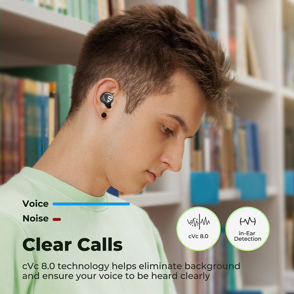 SoundPEATS Mini Pro,true wireless,หูฟังไร้สาย,หูฟังบลูทูธ,inear,แบตเตอรี่อึด,active noise cancellation,Transparency mode