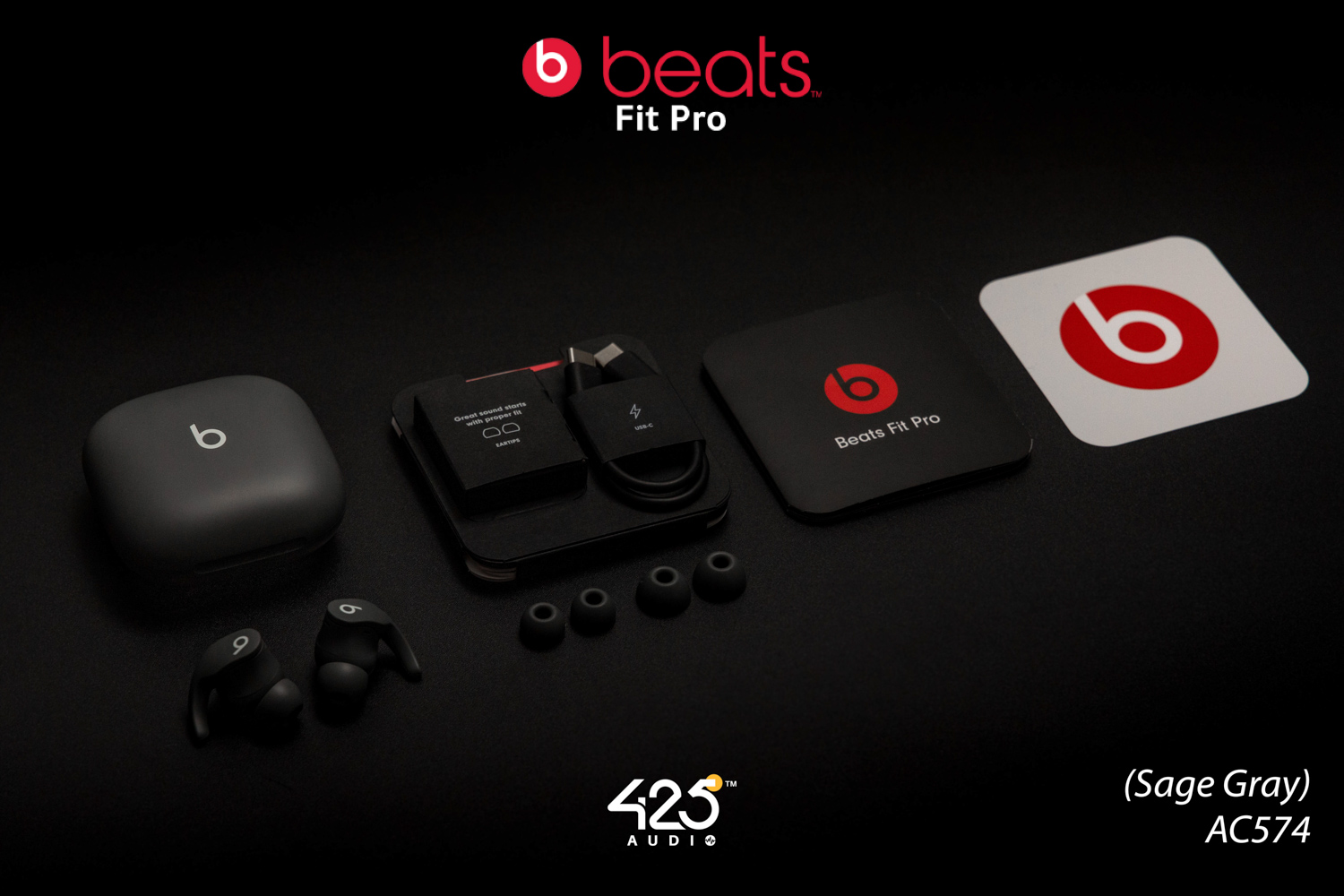 Beats Fit Pro,หูฟัง Beats,หูฟังไร้สาย Beats Fit Pro,Beats Fit Pro True Wireless,หูฟังไร้สาย,หูฟังบลูทูธ,fast charge,หูฟังเสียงดี
