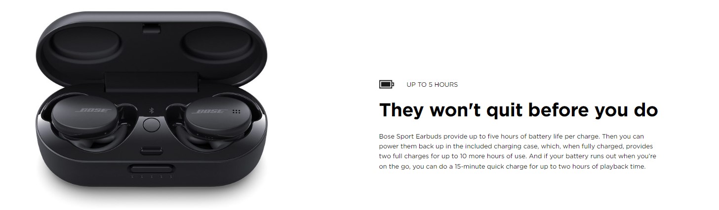 Bose Sport Earbuds,True Wireless,หูฟังไร้สาย,หูฟังบลูทูธ,หูฟัง in-ear,หูฟังออกกำลังกาย,exercise,หูฟังเสียงดี