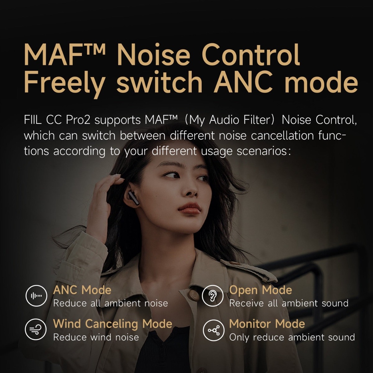 FIIL CC Pro 2,True Wireless,หูฟังไร้สาย,หูฟังบลูทูธ,หูฟังตัดเสียงรบกวน,Active Noise Cancelling,LDAC,หูฟังไมค์ดี