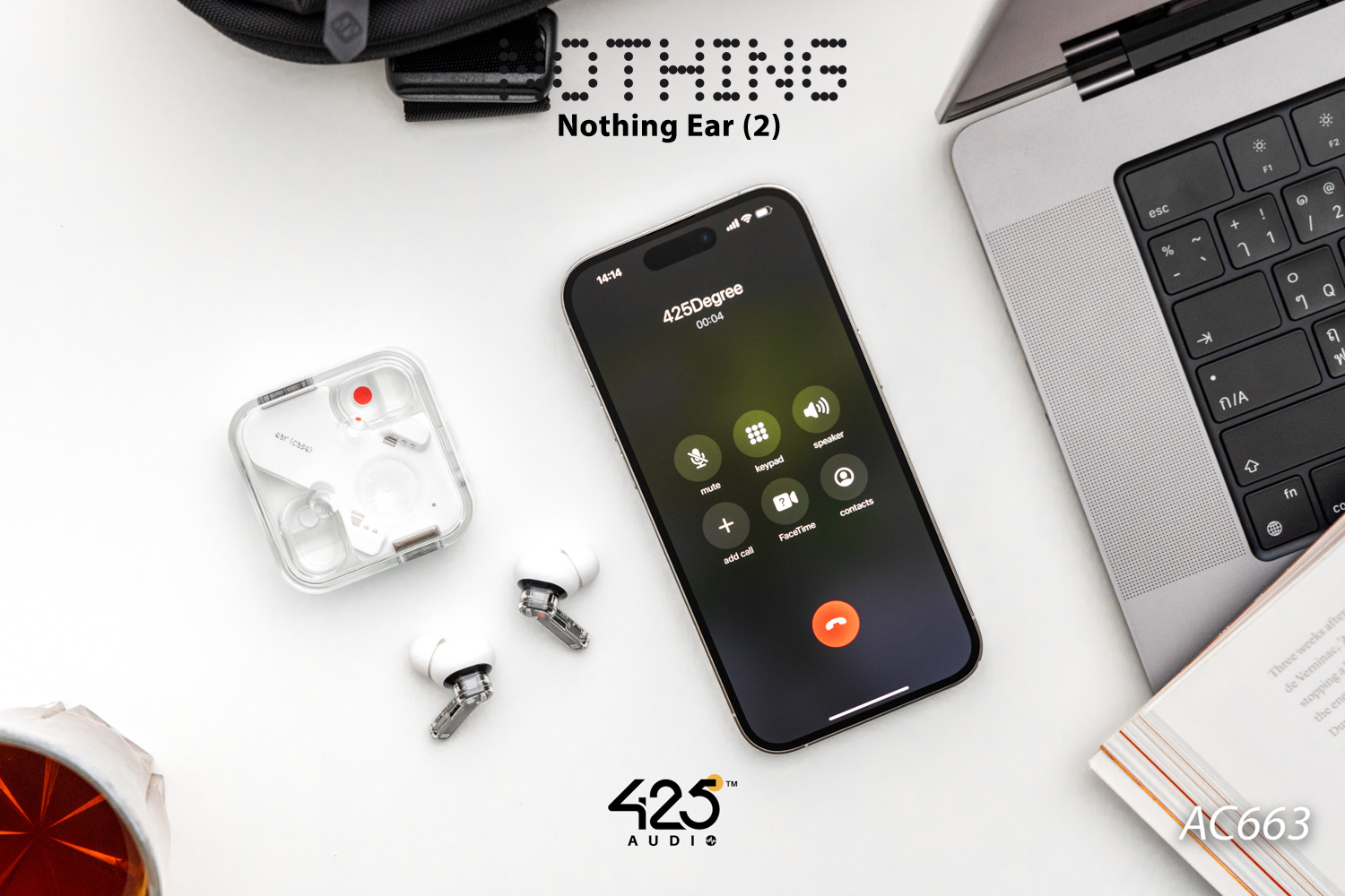 Nothing Ear (2),True Wireless,หูฟังไร้สาย,หูฟังบลูทูธ,หูฟัง In-Ear,fast pair,fast charge,wireless charge