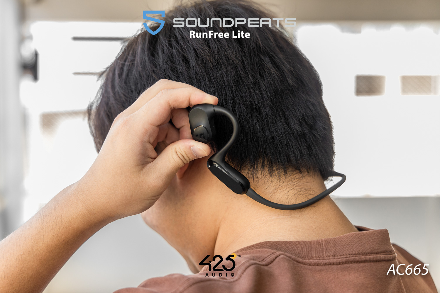SoundPEATS RunFree Lite,Wireless headphone,หูฟังไร้สาย,หูฟังบลูทูธ,หูฟังออกกำลังกายไร้สาย,IPX4,Open Ear,Air Conduction