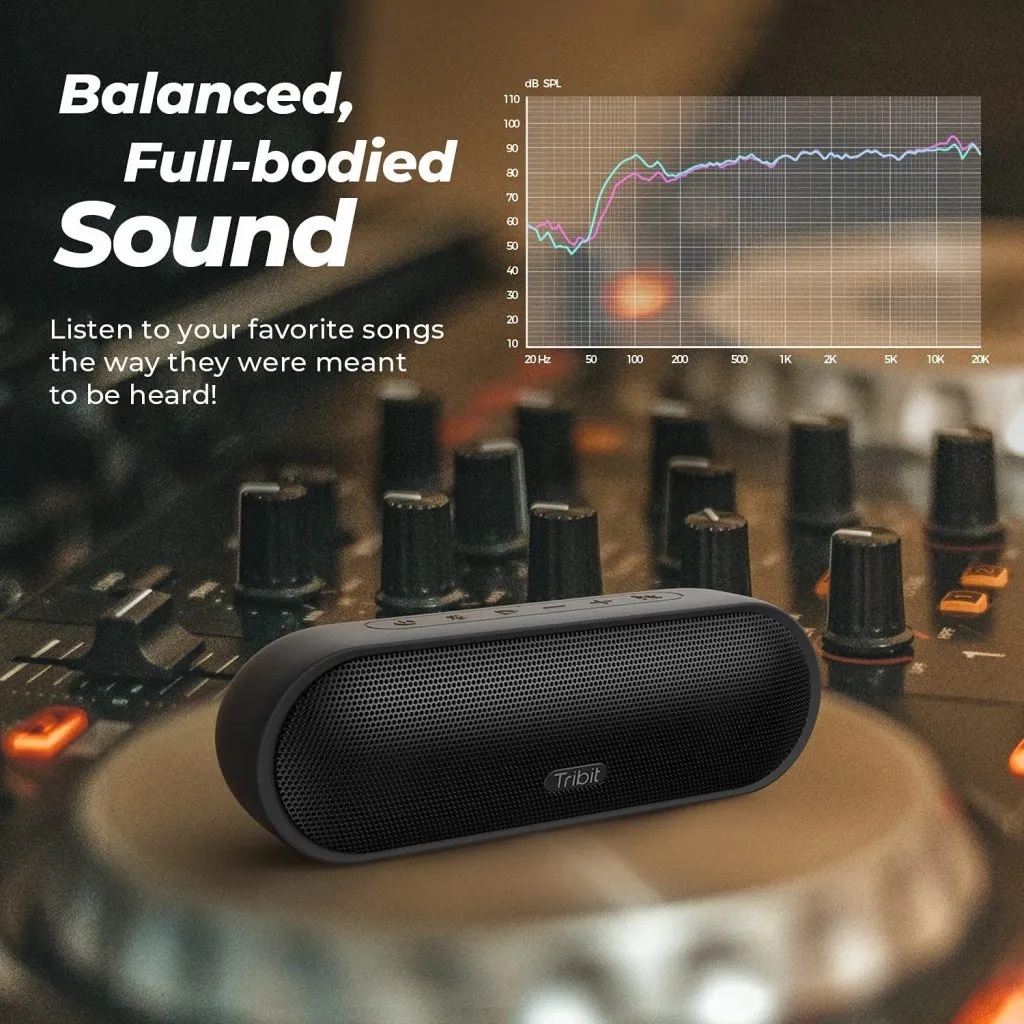 Tribit MaxSound Plus BTS25S (Gen2) Speaker,ลำโพงไร้สาย,ลำโพงบลูทูธ,ลำโพงพกพา,ลำโพงบลูทูธกันน้ำ,wireless speaker,Bluetooth Connection