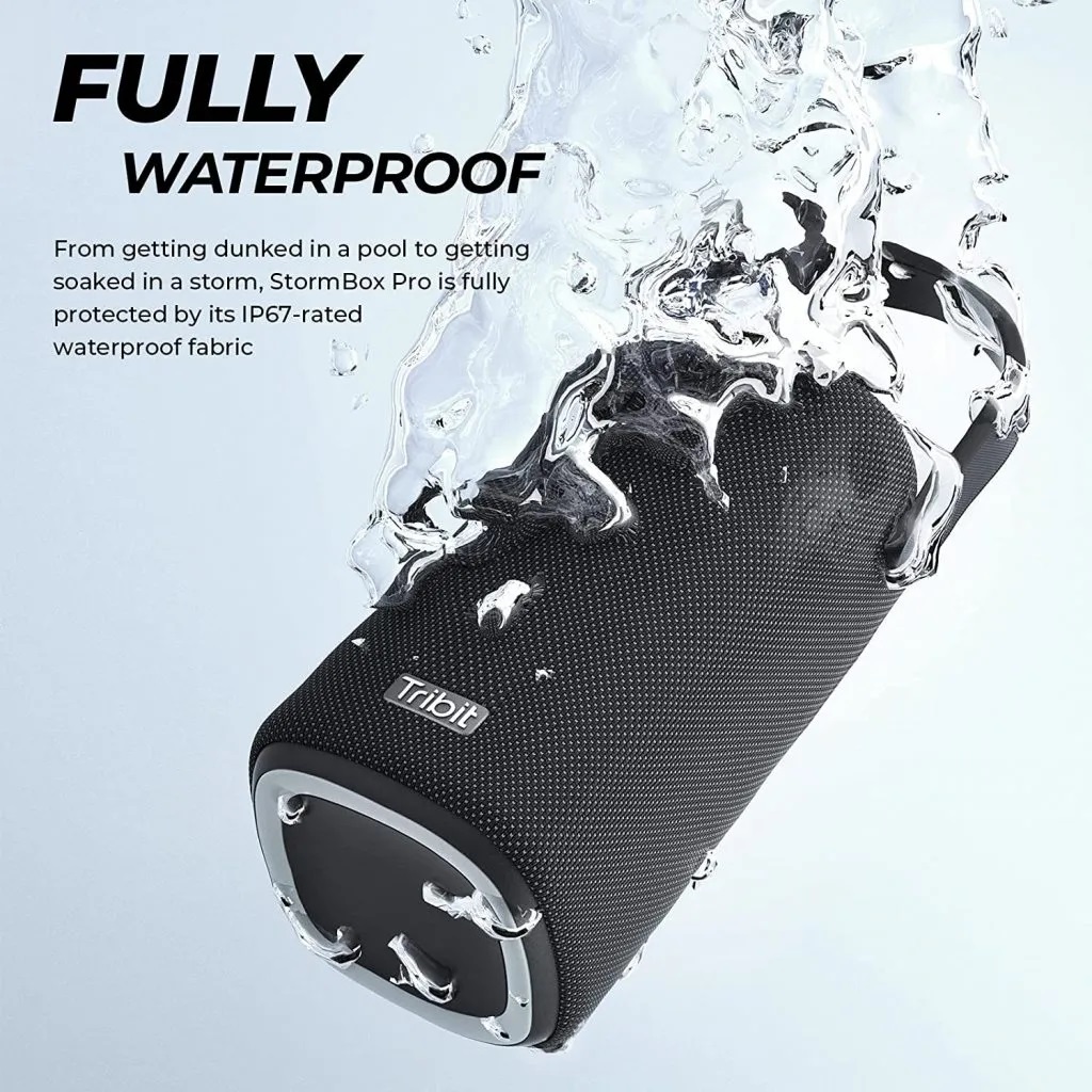 Tribit StormBox Pro BTS31,ลำโพงบลูทูธ,Bluetooth Speaker,portable,wireless speaker,ลำโพงไร้สาย,ลำโพงพกพา,soundbar