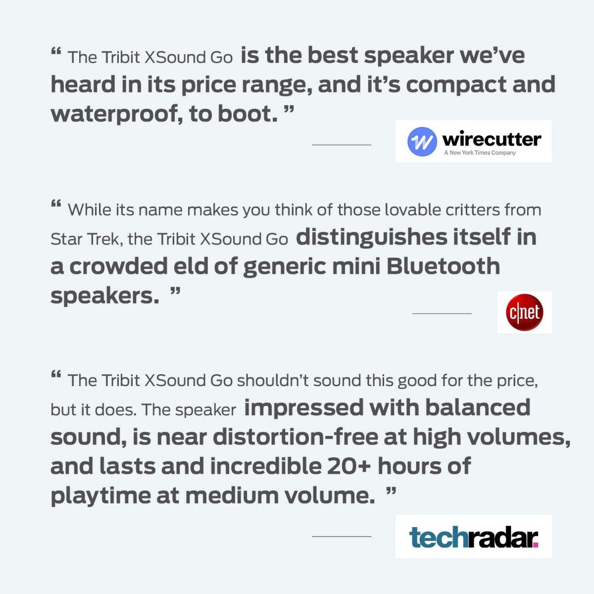 Tribit StormBox Xsound Go BTS20C,ลำโพงบลูทูธ,Bluetooth Speaker,portable,wireless speaker,ลำโพงไร้สาย,ลำโพงพกพา,soundbar 