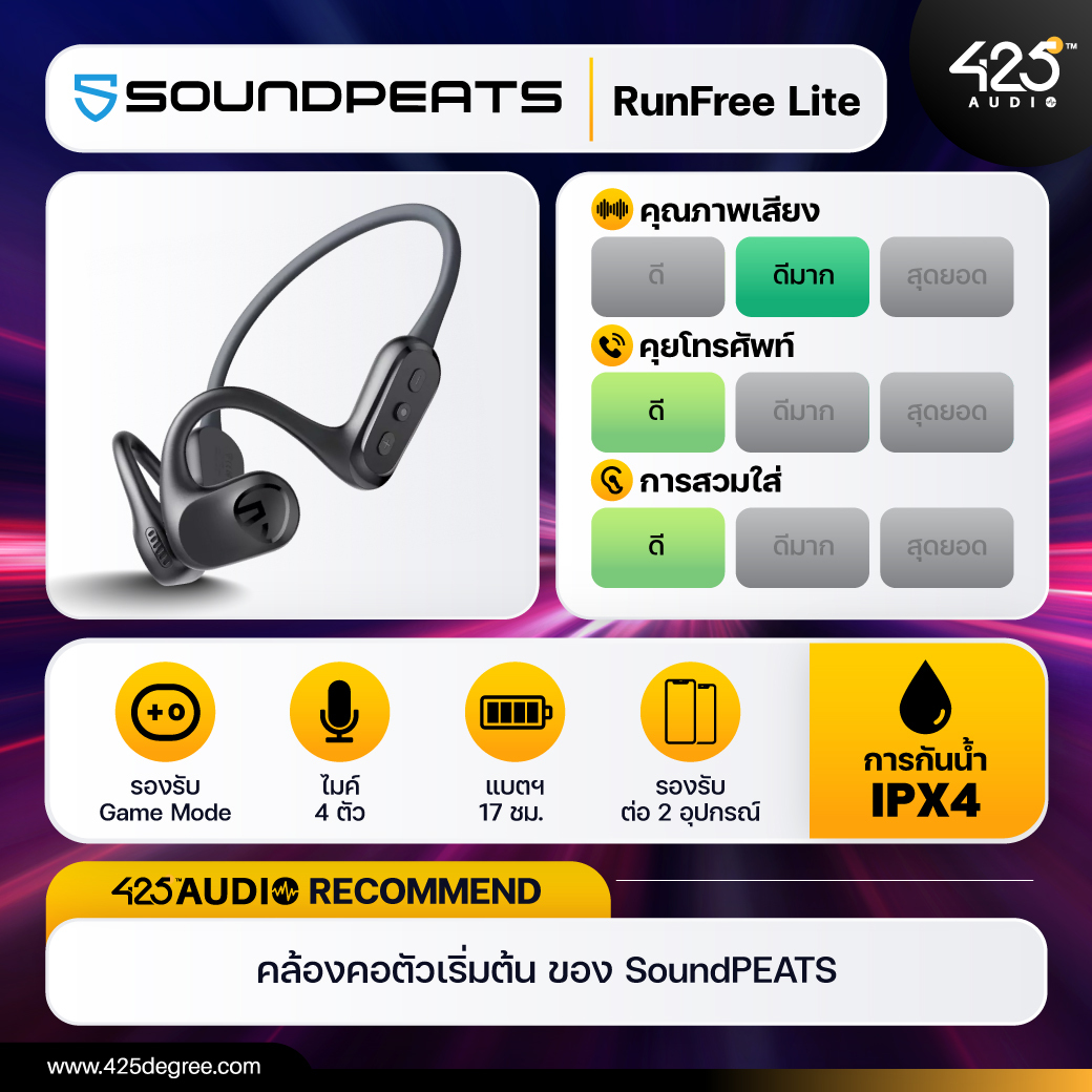 SoundPeats RunFree Lite