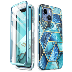 i-Blason Cosmo Slim Designer Case with built-in Screen Protector เคส iPhone 14 / iPhone 13 - Ocean