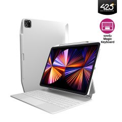 Switcheasy CoverBuddy Smart Keyboard Folio / Magic Keyboard Compatible เคส iPad Pro 11 (2022/2021/2020/2018) / iPad Air 5 (2022) / iPad Air 4 (2020) - White (ขาว)