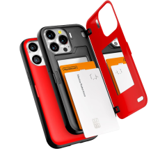 Goospery Magnetic Door Bumper เคส iPhone 13 Pro - Red
