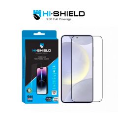 Hishield 2.5D Full Coverage ฟิล์มกระจกใสเต็มจอขอบดำ - Galaxy S24+