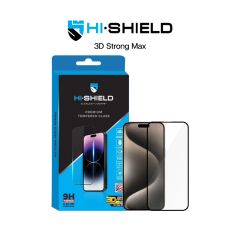 Hishield 3D Strong Max Matte - ฟิล์มกระจกเต็มจอแบบด้าน iPhone 15 Pro