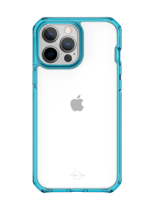 ITSKINS Supreme Clear เคส iPhone 13 Pro - Light blue and Transparent