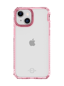 ITSKINS Hybrid Clear Pink and Transparent - เคส iPhone 13