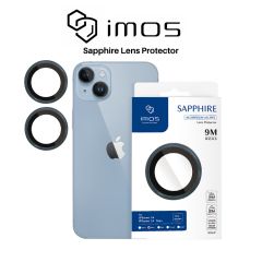 imos Sapphire Lens Protector Aluminium กระจกกันรอยเลนส์กล้อง iPhone 14 / iPhone 14 Plus - Blue