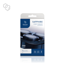 imos Sapphire PVDSS Stainless Pro Lens Ring กระจกกันรอยเลนส์กล้อง iPhone 15 Pro - Blue