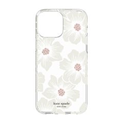 kate spade NEW YORK Protective Hardshell เคส iPhone 13 - Hollyhock Floral Clear