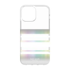 Kate Spade Protective Hardshell เคส iPhone 13 - Park Stripe/Iridescent