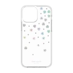 Kate Spade Protective Hardshell เคส iPhone 13 - Scattered Flowers/Iridescent