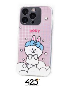 LINE FRIENDS Light Up เคส iPhone 13 Pro - BF Bath Time Cony