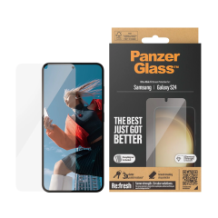 PanzerGlass Ultra Wide Fit Screen Protector with Applicator - ฟิล์มกระจกเต็มจอแบบใส Galaxy S24