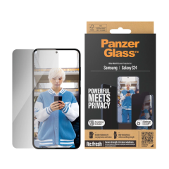 PanzerGlass Ultra Wide Fit Privacy Screen Protector with Applicator - ฟิล์มกระจกเต็มจอแบบ Privacy Galaxy S24