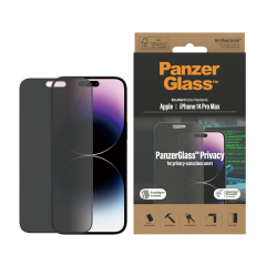 PanzerGlass Ultra Wide Fit Privacy with Applicator - ฟิล์มกระจก Privacy iPhone 14 Pro Max