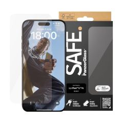 SAFE by PanzerGlass Ultra Wide Fit - ฟิล์มกระจกเต็มจอแบบใส iPhone 15 Pro Max