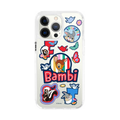 The Hood Hybrid Plus Case Transparent Bambi Family - เคส iPhone 13 Pro