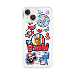 The Hood Hybrid Plus Case Transparent Bambi Family - เคส iPhone 14 / iPhone 13