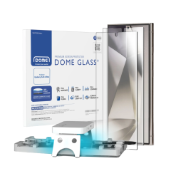 Whitestone Dome Glass (2PCS) + JIG + Cleaning kit + UV - กระจกกันรอยหน้าจอ UV แบบใส Galaxy S24 Ultra