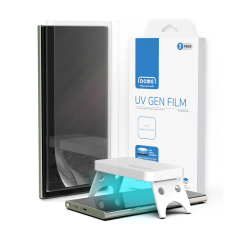Whitestone Dome UV Gen PET Film (2pack)+Cleaning kit+UV - ฟิล์มกันรอยหน้าจอ UV Hybrid แบบใส S23 Ultra