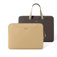Tomtoc TheHer A21 TwoTone Handbag กระเป๋าถือสำหรับ MacBook Pro 14 M2 / M1 (2021) / MacBook Pro 13 M2 / M1 (2022-2019) / MacBook Air 13 M2 / M1 (2022-2019) - Cookie