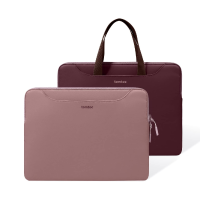 Tomtoc TheHer A21 TwoTone Handbag กระเป๋าถือสำหรับ MacBook Pro 14 M2 / M1 (2021) / MacBook Pro 13 M2 / M1 (2022-2019) / MacBook Air 13 M2 / M1 (2022-2019) - Raspberry