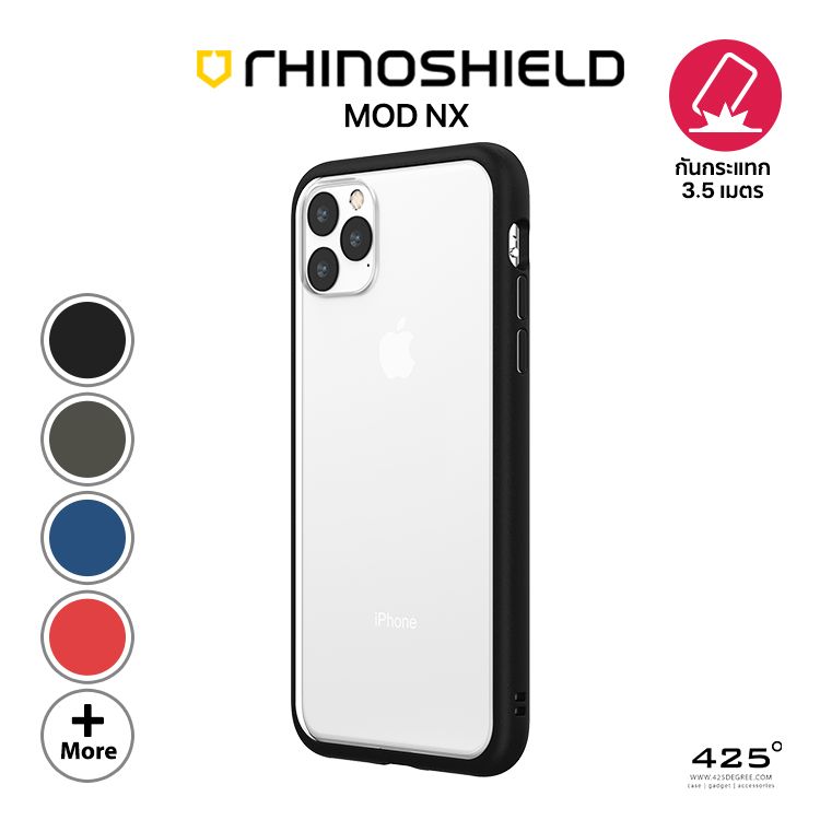 Cover for iPhone 13 Pro Max Bumper / Reinforced Mod NX Rhinoshield red
