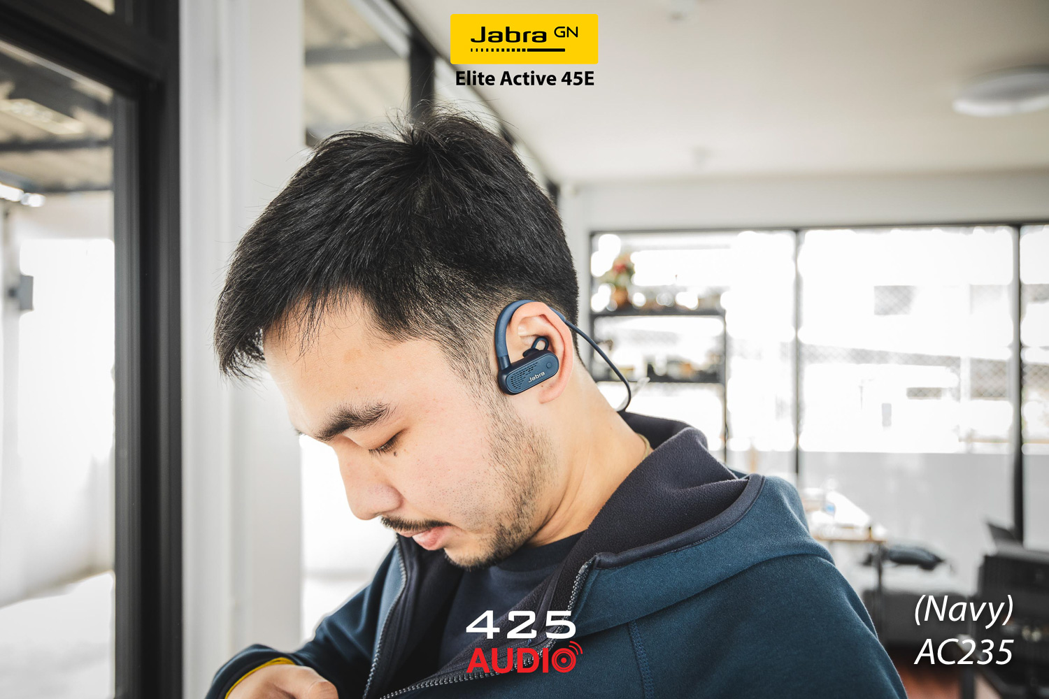 earphone,jabra,sport,bluetooth5.0,wirelesssport,exercise,IP67,fit,comfortable,stereo,HiFi,earbud,eliteactive45e,iOS,android