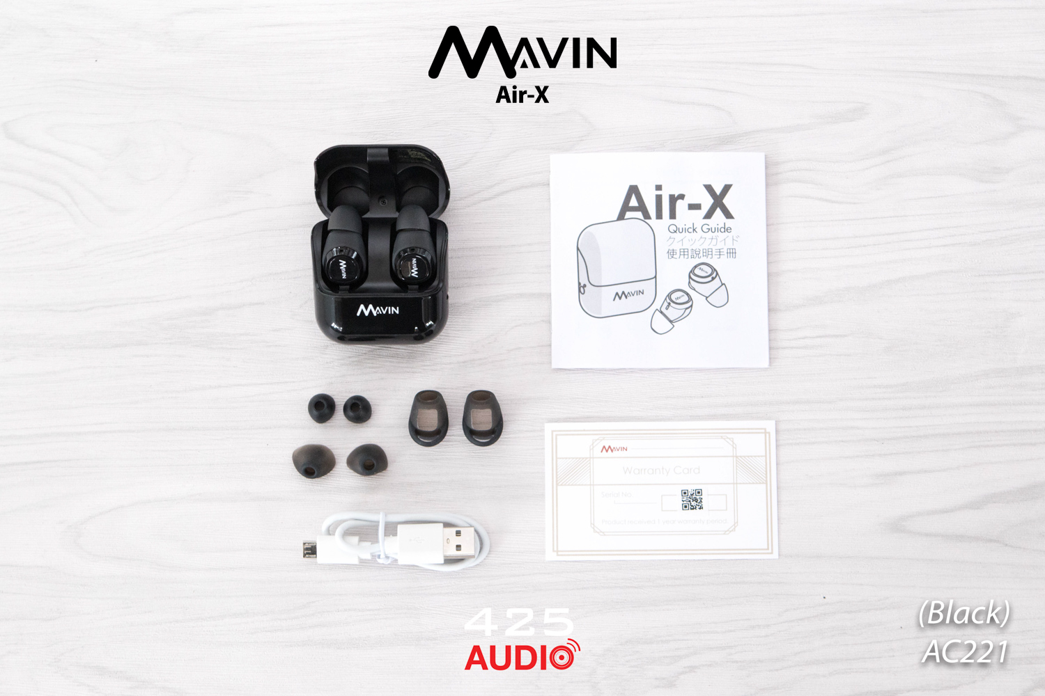marvin,air-x,in,ear,true,wireless,long,battery,life,aptx,support,ipx5,qualcomm,30,meters,range