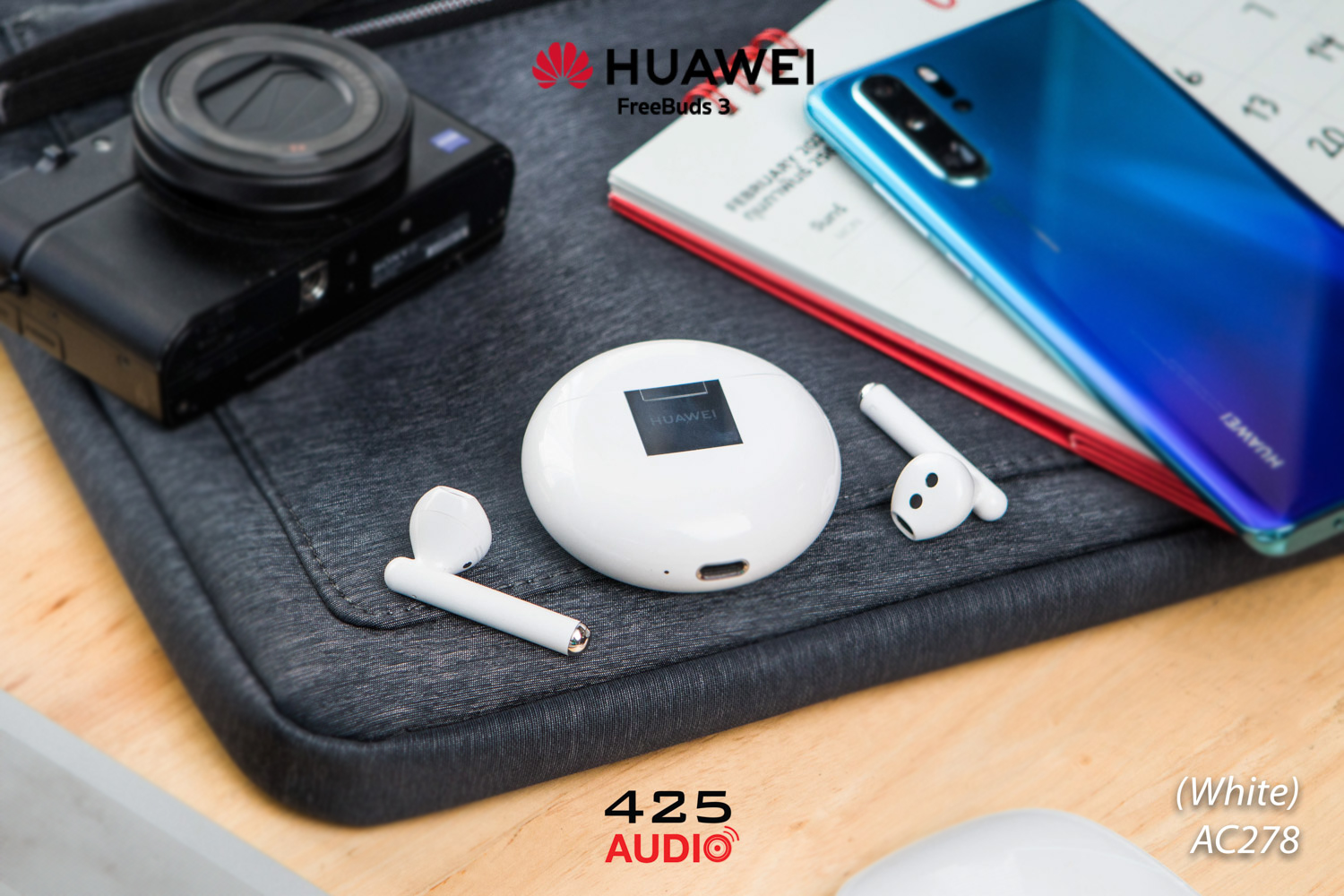 huawei freebuds 3,หูฟังไร้สาย,ทรง earbud,bluetooth 5.1,active noise cancelling,คุยโทรศัพท์,huawei,wireless charging 