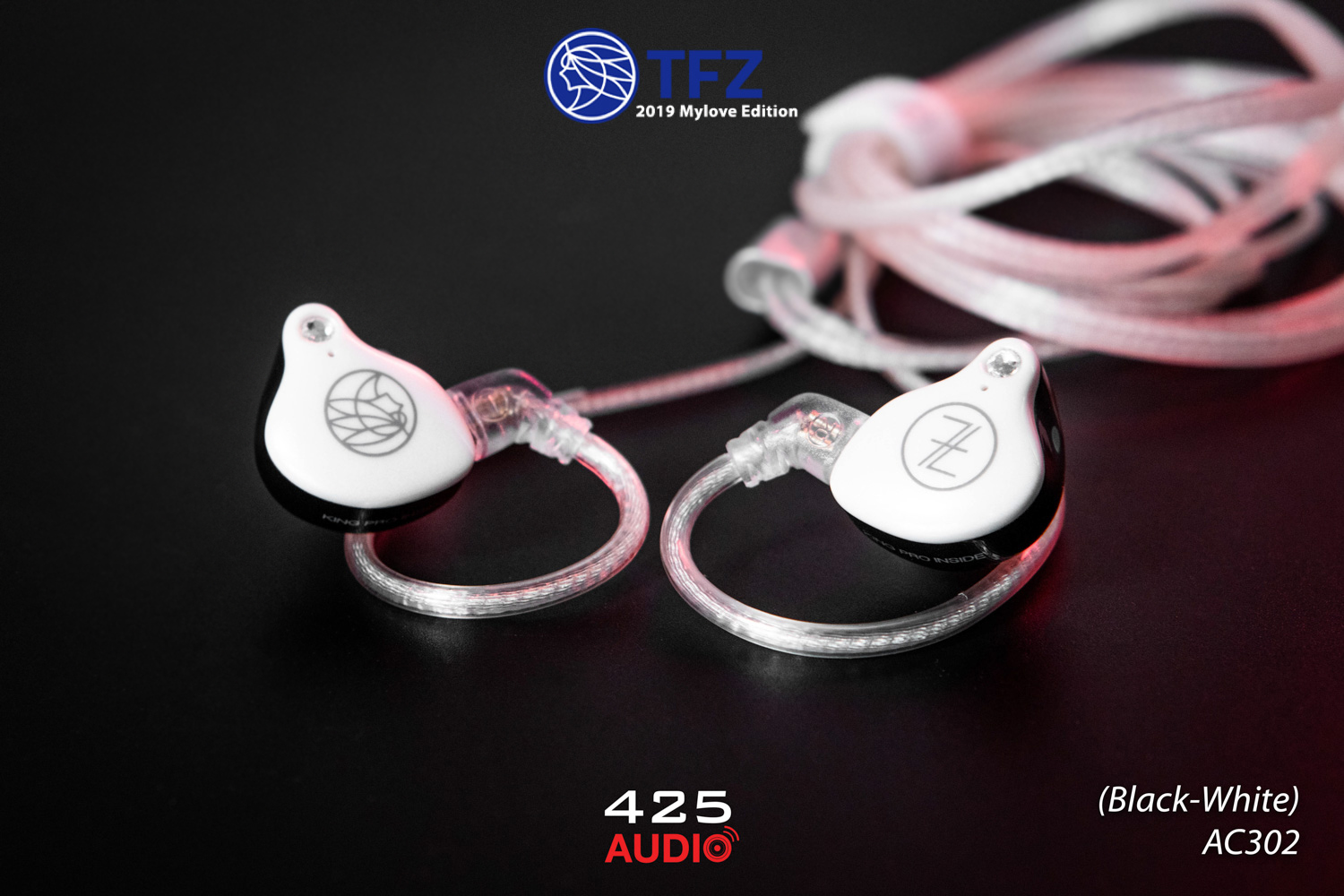 tfz 2019 mylove edition,หูฟัง,in-ear monitor,3.5 มม,เบสหนัก,V-shape,ขั้ว 2 pin,สายทองแดงชุบเงิน,ถอดสายได้