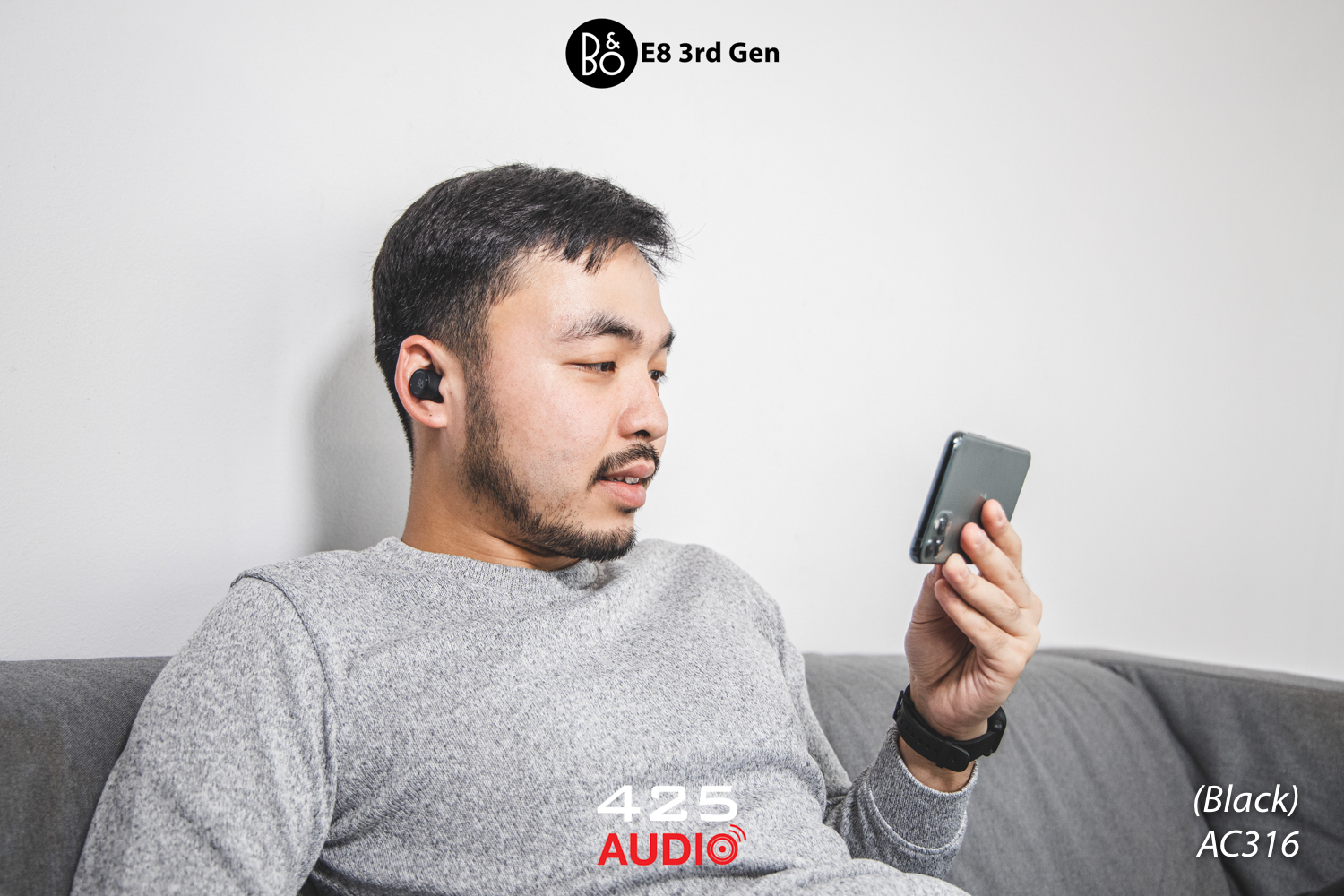 B&O E8 3rd Gen,B&O E8 Gen 3,B&O E8,B&O,หูฟัง True Wireless,หูฟังไร้สาย,Bluetooth 5.1,aptX
