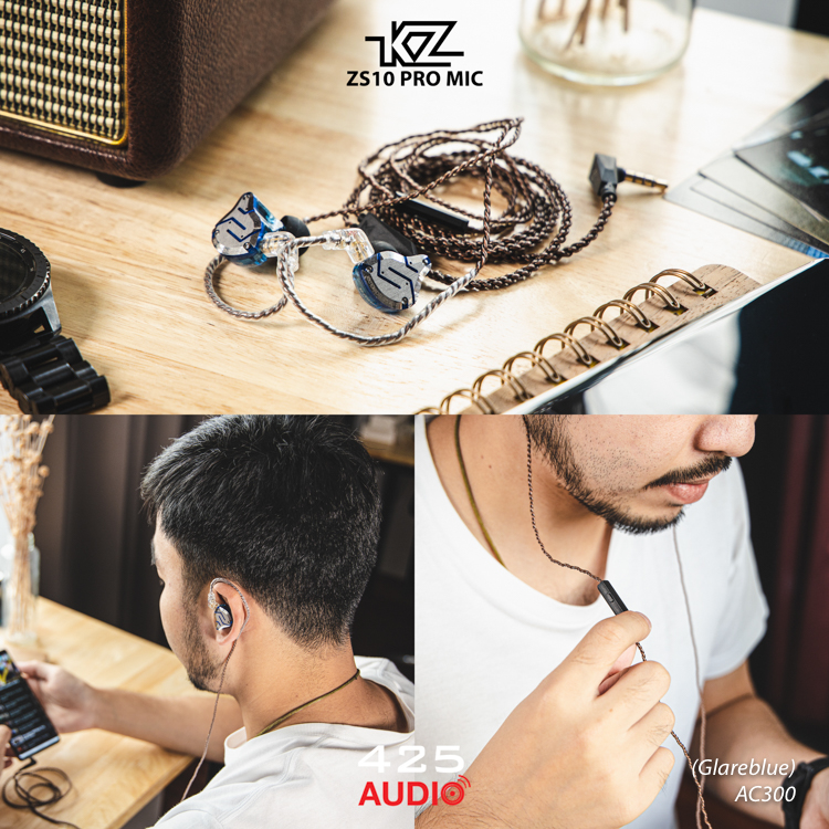 KZ-ZS10 Pro,kz zs10,zs10 pro,kz,kz zs10 pro mic,หูฟัง in-ear,5driver,หูฟังmonitor