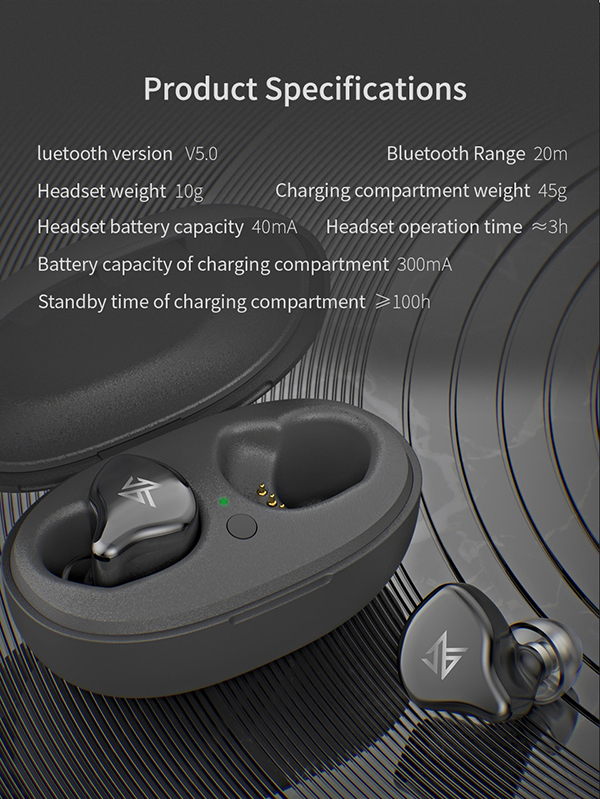 kz s1d,kz,s1d,bluetooth 5.0,ระบบสัมผัส,เสียงดี,in-ear,คุ้มค่า