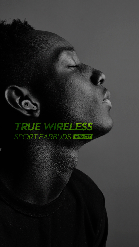 Mifo O7 Wireless Sport ,mifo,mifo o7 wireless sport,wireless sport,IP67,exercise,true wireless,หูฟังไร้สาย