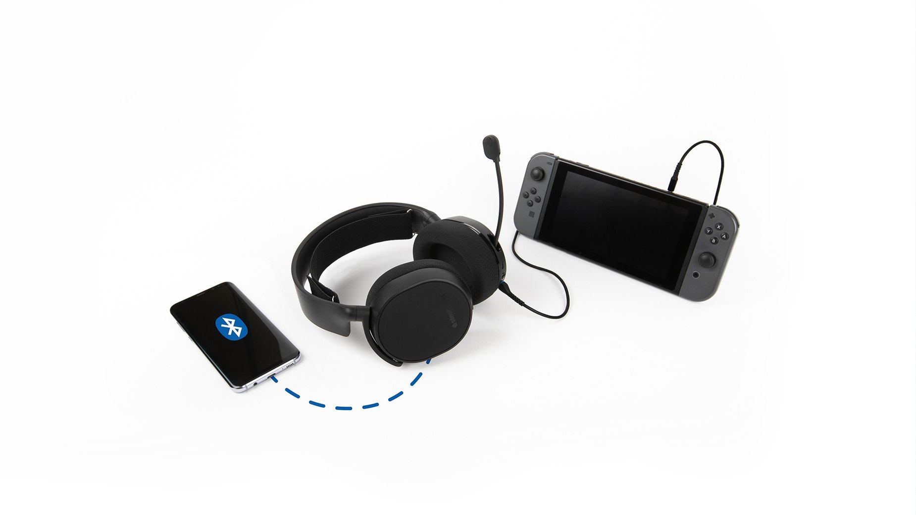 SteelSeries Arctis 3 Bluetooth,steelseries arctis3,headphone,gaming,หูฟังเล่นเกม,หูฟังเกมมิ่ง,หูฟังครอบหู,หูฟังบลูทูธ