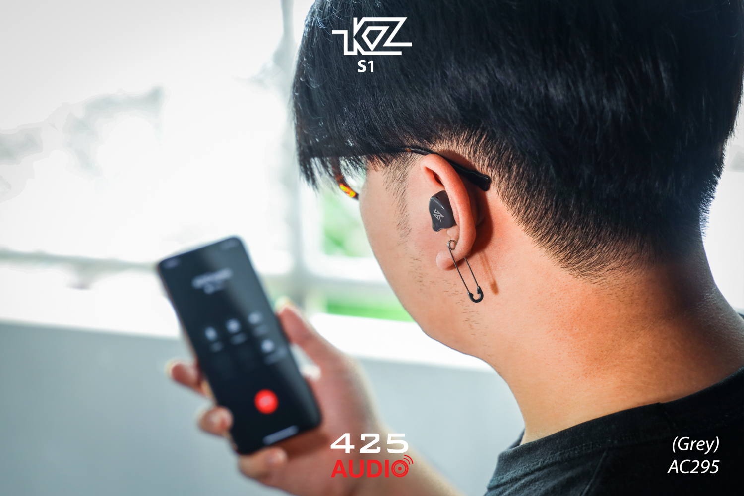 kz,s1,หูฟังไร้สาย,bluetooth,5.0,true wireless,ดีเลย์น้อย,เสียงดี,ดูหนังได้