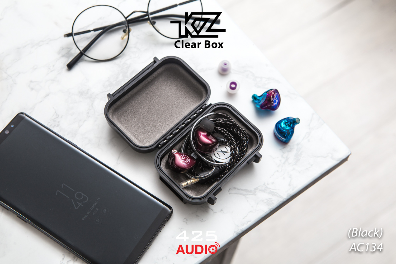 kz,clear,box,headphone,in,ear,monitor,earphone