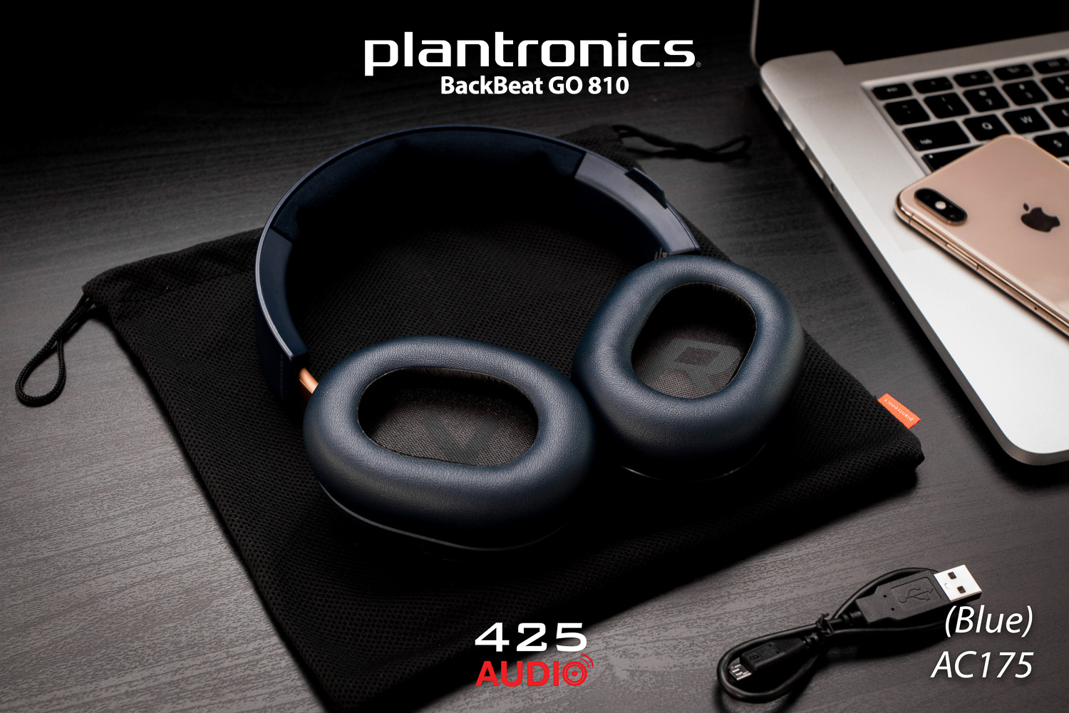 plantronics,backbeat,go,810,wireless,bluetooth,active,noise,cancelling,headphone,travel,music